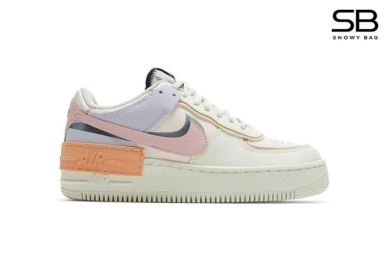 Giày Nike Air Force 1 Shadow Sail Pink Glaze Hồng Cam đẹp mắt