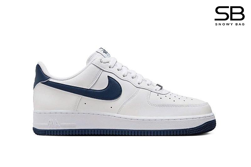 Giày Nike Air Force 1 White Midnight Navy Trắng Xanh Navy sang trọng
