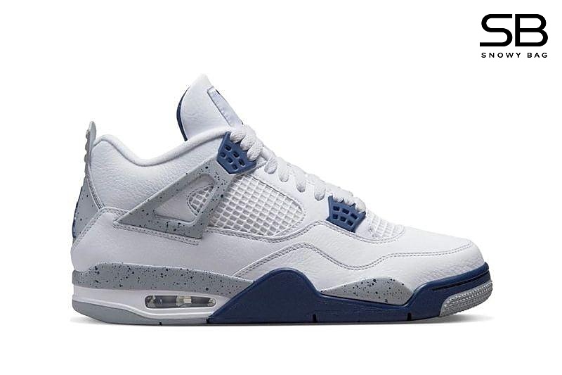 Giày Nike Air Jordan 4 Retro Midnight Navy với thiết kế đẳng cấp