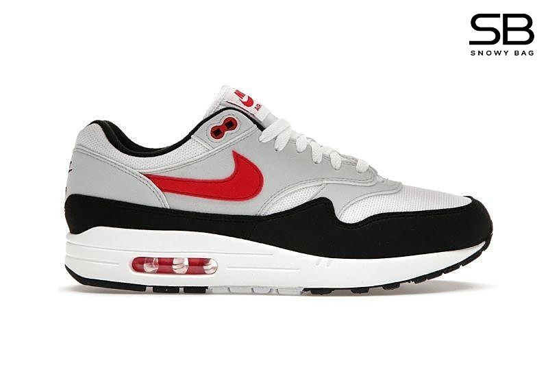 Giày Nike Air Max 1 Chili 2.0 Xám Đỏ thời trang phong cách