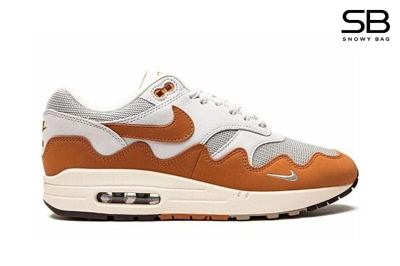 Giày Nike Air Max 1 Patta Waves Monarch Trắng Nâu đẹp mắt và phong cách