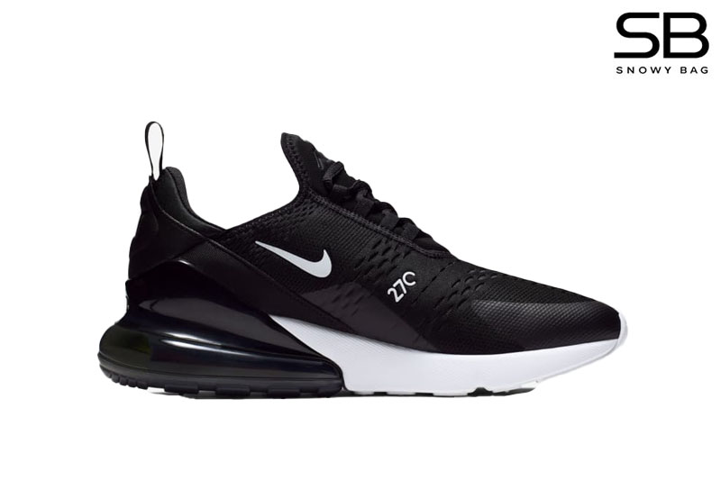 Giày Nike Air Max 270 Đen Trắng phong cách thể thao hiện đại