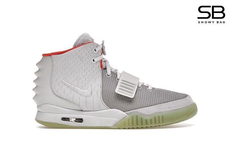 Giày Nike Air Yeezy 2 NRG Pure Platinum Màu Xám sang trọng