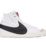 Giày Nike Blazer Mid 77 Jumbo White Black Trắng Đen Cổ Cao đẹp mắt