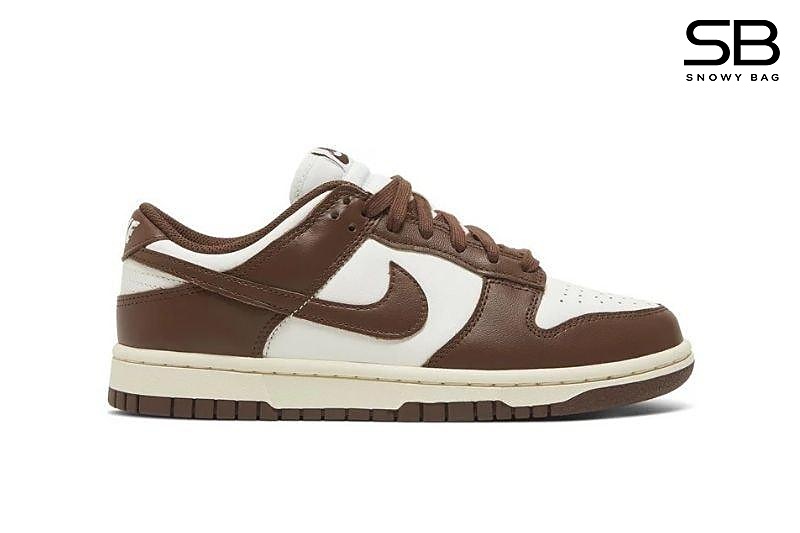Giày Nike Dunk Low Cacao Wow Cổ Thấp Nâu Trắng sang trọng và phong cách
