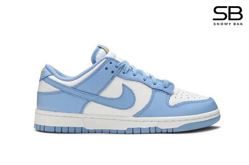 Giày Nike Dunk Low Coast Xanh Vàng, thiết kế trẻ trung và năng động