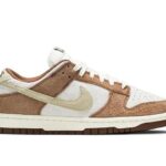 Giày Nike Dunk Low Medium Curry Nâu Nhạt phong cách thời trang