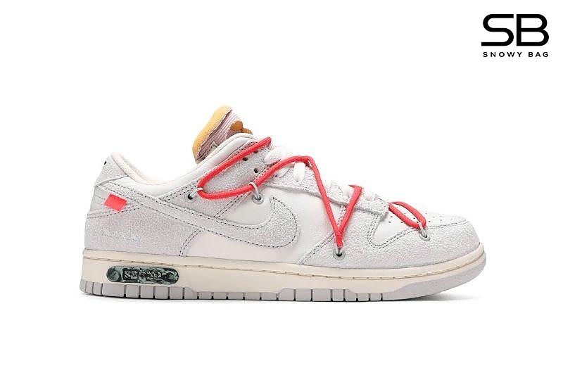 Giày Nike Dunk Low Off-White Lot 33 of 50, thiết kế độc đáo và thời thượng