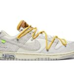 Giày Nike Dunk Low Off-White Lot 39 Xám Vàng sang trọng và thời thượng