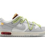 Giày Nike Dunk Low Off-White Lot 8 of 50 Xám Xanh, phong cách thời thượng