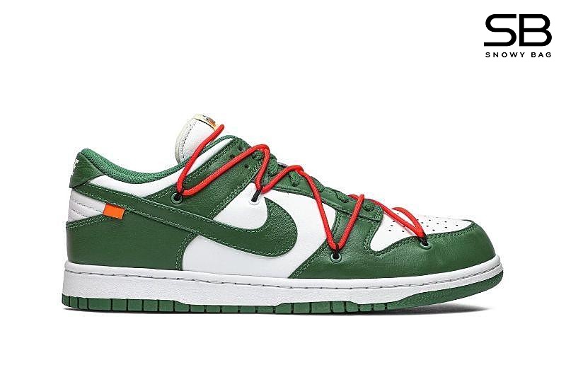 Giày Nike Dunk Low Off-White Pine Green - phong cách thể thao thời thượng