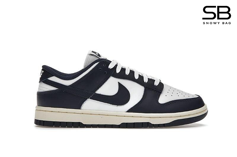 Giày Nike Dunk Low Vintage Navy, phong cách thời trang hiện đại