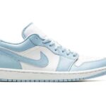 Giày Nike Jordan 1 Low White Ice Blue Xanh Trắng, phong cách thể thao hiện đại