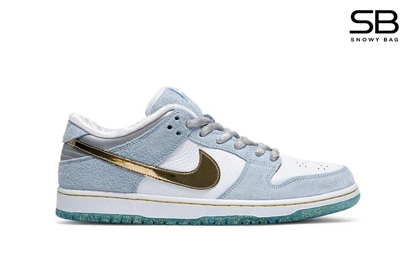 Giày Nike SB Dunk Low Sean Cliver Xanh Dương, thiết kế độc đáo và nổi bật.