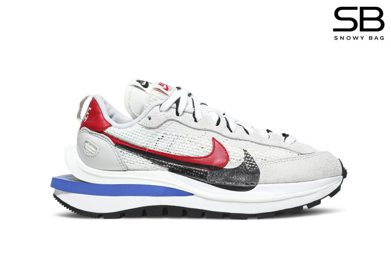 Giày Nike x Sacai Vaporwaffle Sport Fuchsia Đen Đỏ cao cấp
