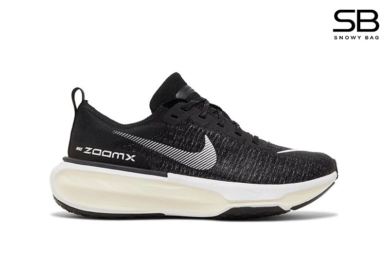 Giày Nike ZoomX Invincible Run Flyknit 3 Black Đen, thiết kế thể thao hiện đại.