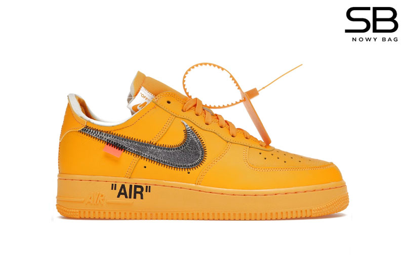 Giày Off-White x Nike Air Force 1 Low Gold Metallic Vàng sang trọng