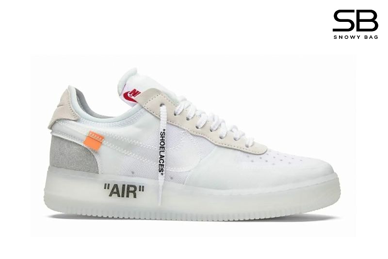Giày Off-White x Nike Air Force 1 Low Trắng, phong cách thời trang hiện đại.