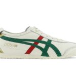 Giày Onitsuka Tiger Mexico 66 Birch Kale Red Gold Trắng Sọc Xanh, thiết kế độc đáo