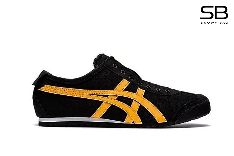 Giày Onitsuka Tiger Mexico 66 Black Tiger Yellow Đen Sọc Vàng đẹp mắt