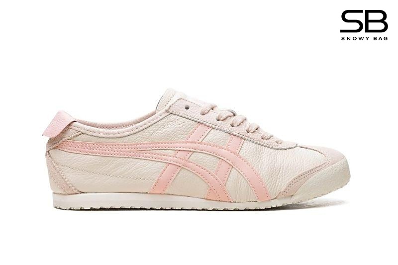 Giày Onitsuka Tiger Mexico 66 Oatmeal Ginger Peach Trắng Hồng thời trang và phong cách