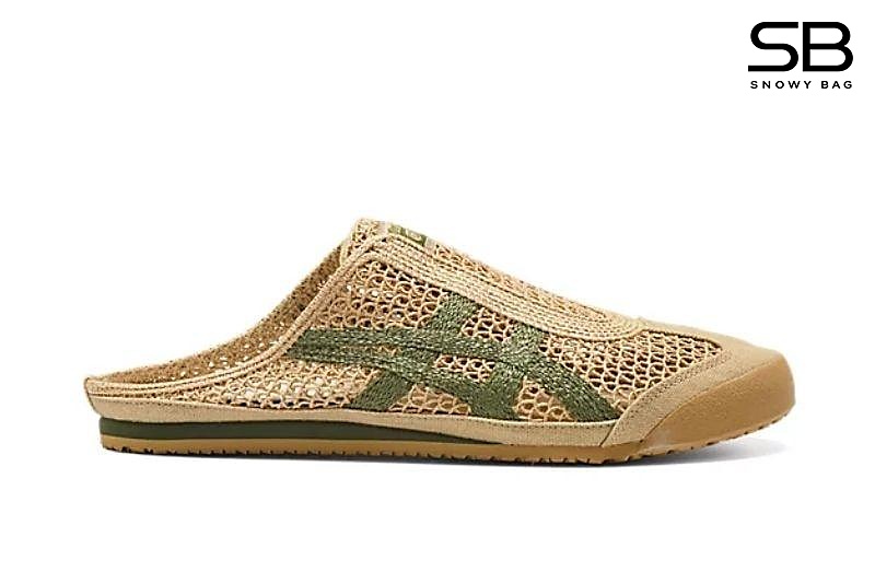Giày Onitsuka Tiger Mexico 66 Sabot Beige Green Be Xanh thời trang đẹp mắt