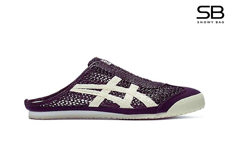 Giày Onitsuka Tiger Mexico 66 Sabot Black Cream Đen Kem đẹp mắt