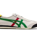 Giày Onitsuka Tiger Mexico 66 SD Birch Green Trắng Sọc Xanh Đỏ đẹp mắt