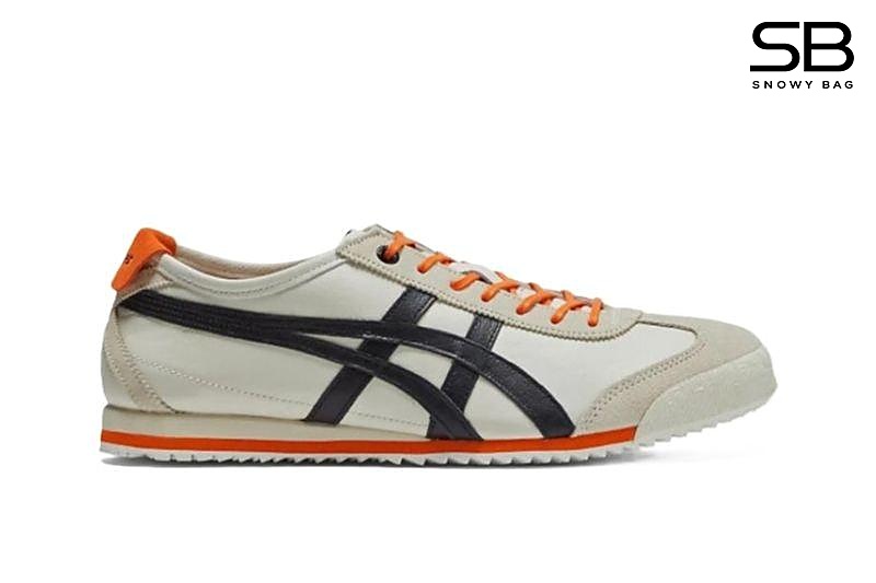 Giày Onitsuka Tiger Mexico 66 SD Cream Black Orange Kem Đen Cam thời trang