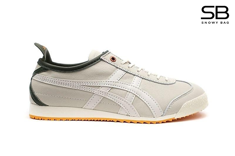 Giày Onitsuka Tiger Mexico 66 SD Creamwhite Green Màu Bạc Xanh sang trọng