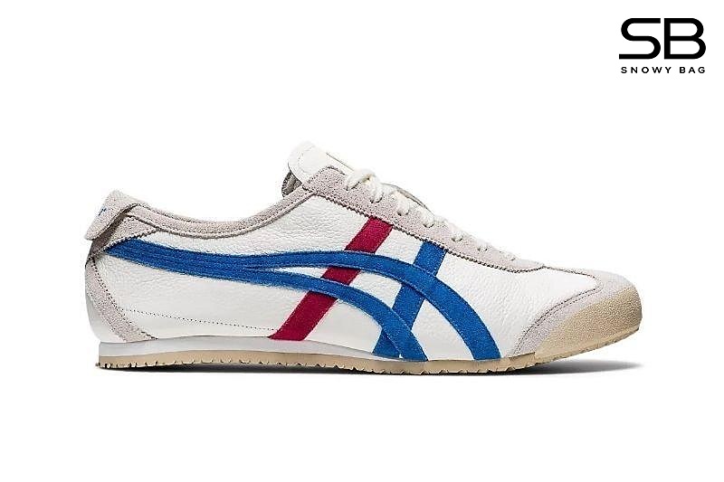 Giày Onitsuka Tiger Mexico 66 SD White Directoire Blue Red sang trọng và thời thượng