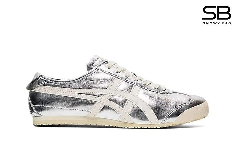 Giày Onitsuka Tiger Mexico 66 Silver Off White Màu Bạc sang trọng và cá tính