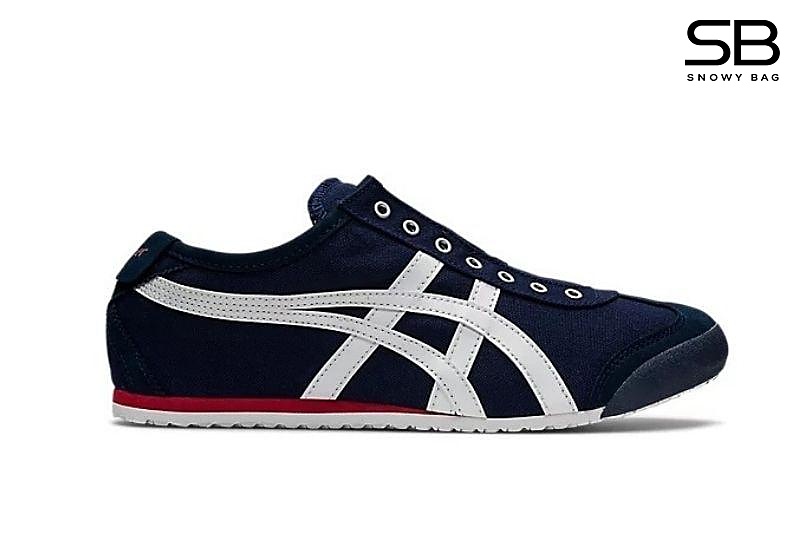 Giày Onitsuka Tiger Mexico 66 Slip On Màu Xanh Navy sang trọng