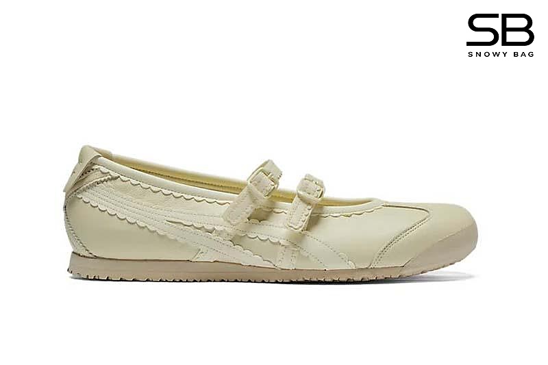 Giày Onitsuka Tiger Mexico 66 TGRS Crystal Ivory Cream Kem Ngà sang trọng