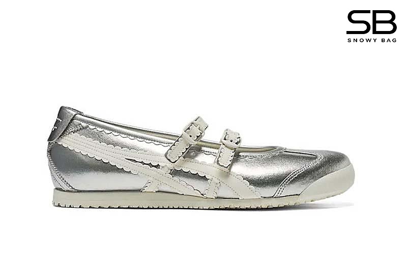 Giày Onitsuka Tiger Mexico 66 TGRS Crystal Silver Cream Bạc Kem thời trang