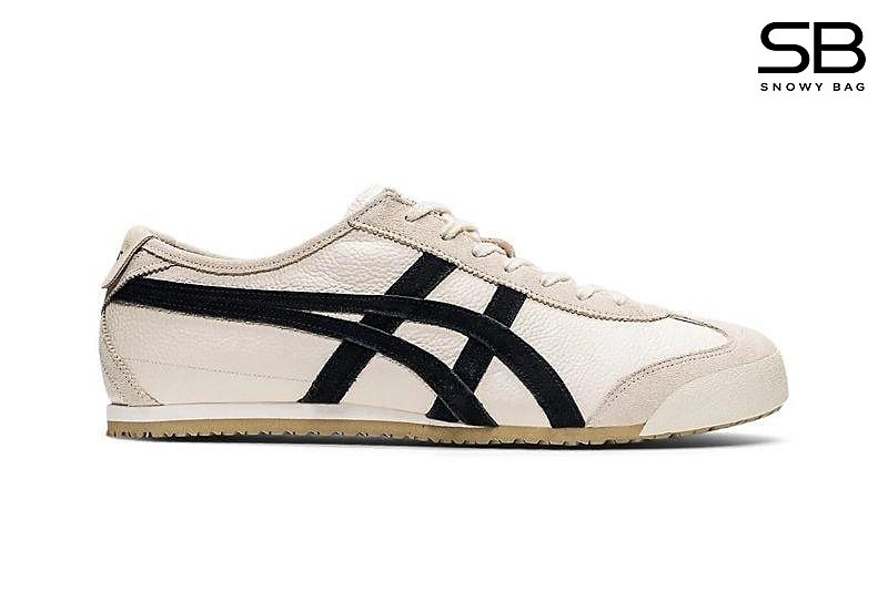 Giày Onitsuka Tiger Mexico 66 Vintage Birch Black Kem Sọc Đen sang trọng