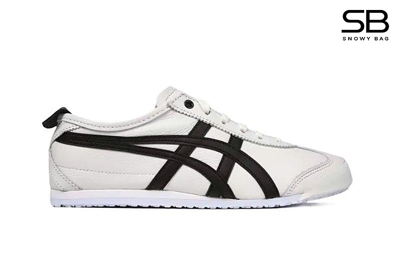 Giày Onitsuka Tiger Mexico 66 White Black Trắng Đen phong cách thể thao