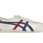 Giày Onitsuka Tiger Mexico 66 White Blue Red Metallic Gold đẹp mắt
