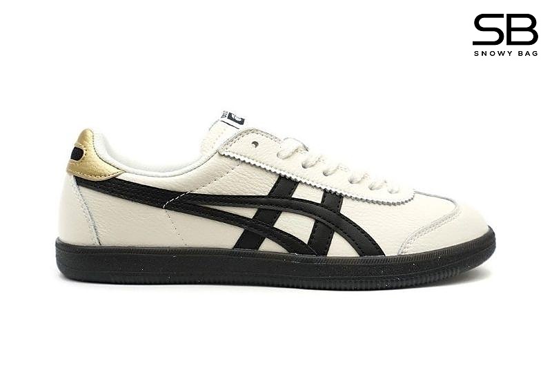 Giày Onitsuka Tiger Tokuten White Black Trắng Đen Gót Vàng thời trang cao cấp