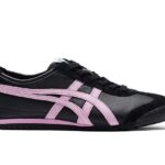 Giày Onitsuka Tiger x PATOU Mexico 66 Black Cotton Candy Đen Hồng sang trọng