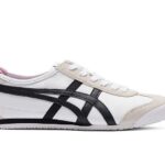 Giày Onitsuka Tiger x PATOU Mexico 66 White Black Pink sang trọng