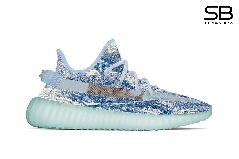 Giày Yeezy 350 V2 MX Frost Blue với thiết kế độc đáo và thời thượng