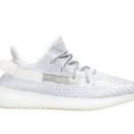 Giày Yeezy 350 V2 Static Reflective Trắng Xám đẹp mắt