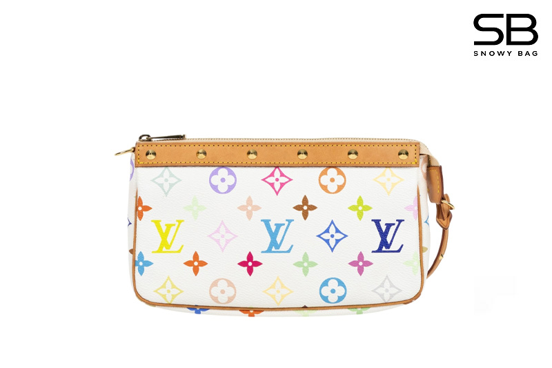 LV Pochette Accessories White Multicolor Monogram S21 M92649 sang trọng và tinh tế