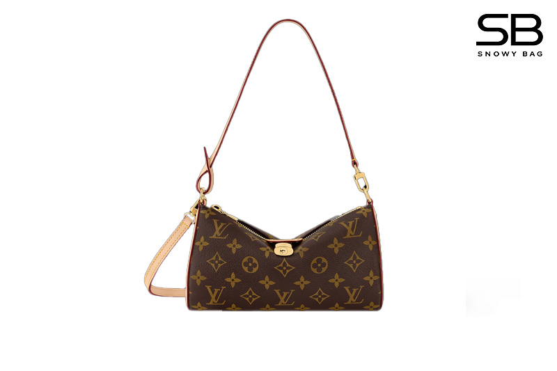 Hình ảnh tổng thể LV Pochette Tirette Nâu Monogram S22 M47123