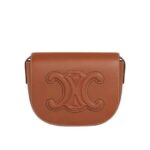 Túi Celine Folco Cuir Triomphe Calf Tan Màu Nâu sang trọng và thời thượng