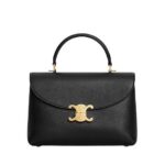 Túi Celine Medium Nino Bag in Supple Grained Calfskin Size 25 Màu Đen sang trọng