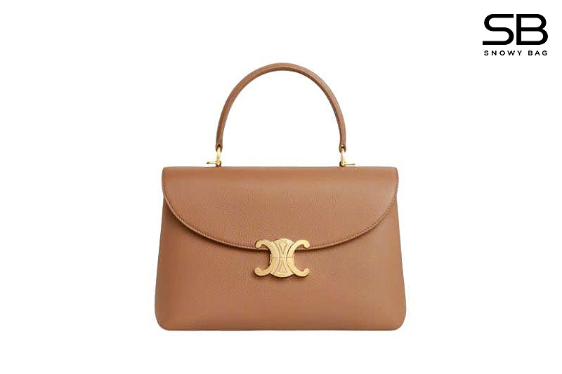 Túi Celine Medium Nino Bag da bò nâu size 25