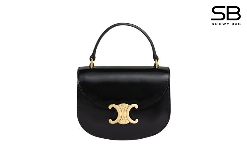 Túi Celine Mini Besace Clea in Black Calfskin Đen sang trọng và đẳng cấp