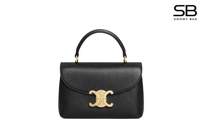 Túi Celine Teen Nino Bag in Supple Grained Calfskin Size 20 Đen sang trọng